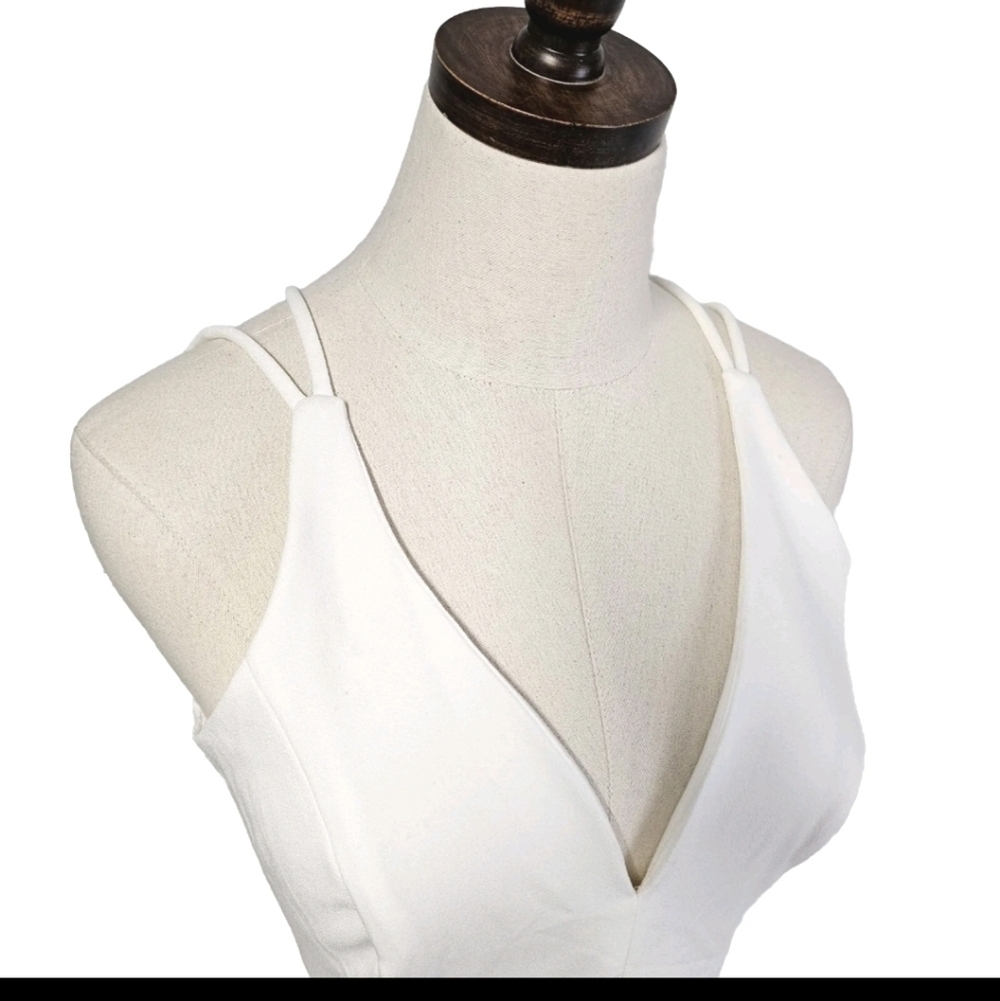 Lulus Made With Love White Sexy Elegant Strappy Back Large Mermaid Maxi Dress - Picture 4 of 12